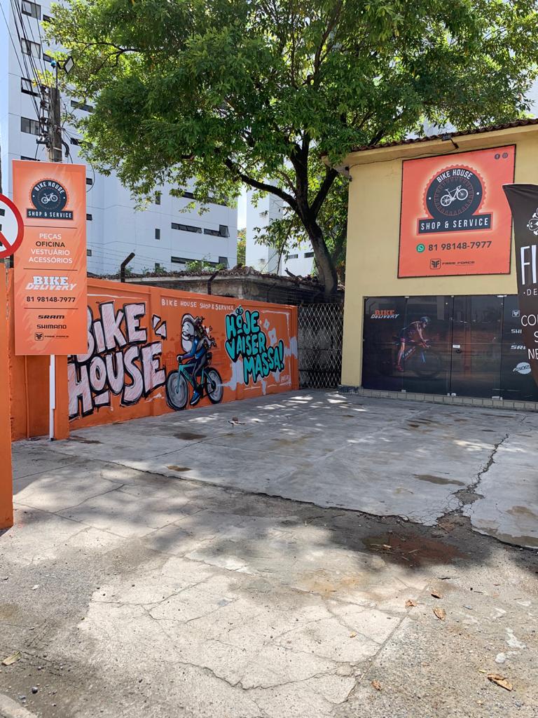 Fachada da Bike House Boa Viagem, Recife